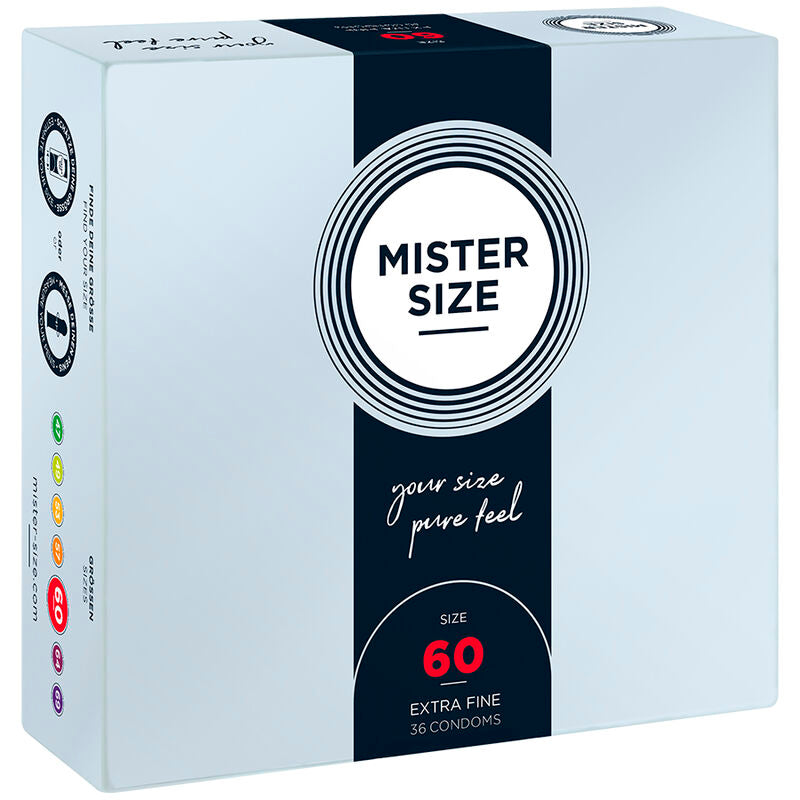 MISTER SIZE - ROZMIAR PREZERWATYWY XL 60 MM (36 SZTUK)