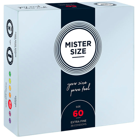 MISTER SIZE - ROZMIAR PREZERWATYWY XL 60 MM (36 SZTUK)
