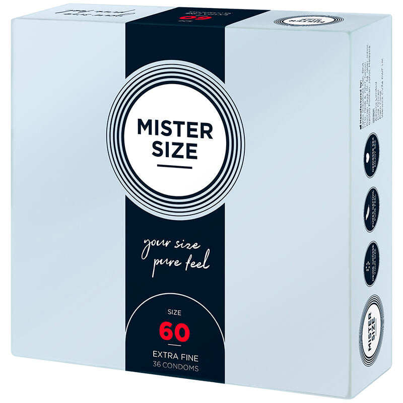 MISTER SIZE - ROZMIAR PREZERWATYWY XL 60 MM (36 SZTUK)