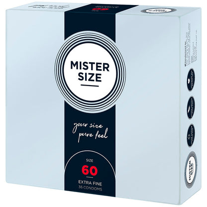 MISTER SIZE - ROZMIAR PREZERWATYWY XL 60 MM (36 SZTUK)