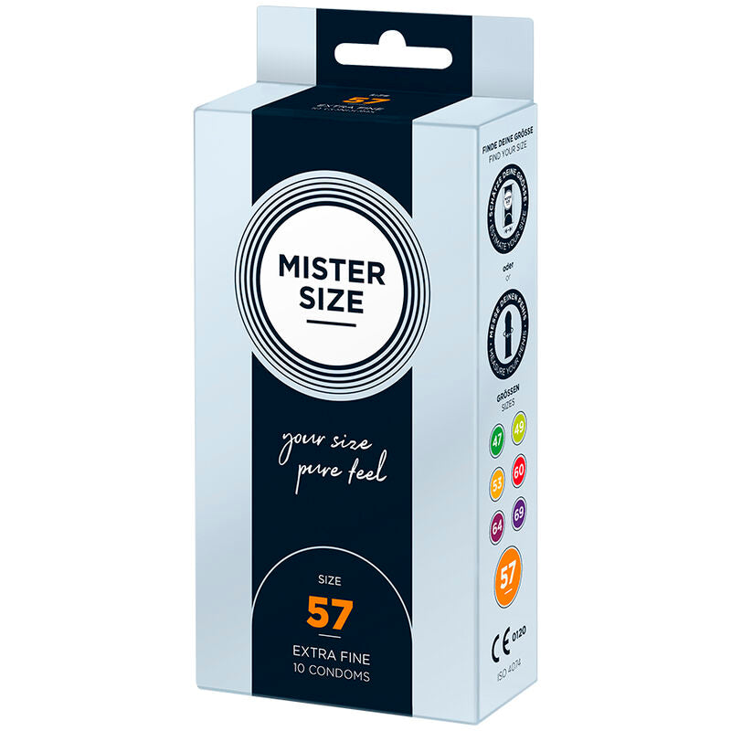 MISTER SIZE - ROZMIAR PREZERWATYWY L 57 MM (10 SZTUK)