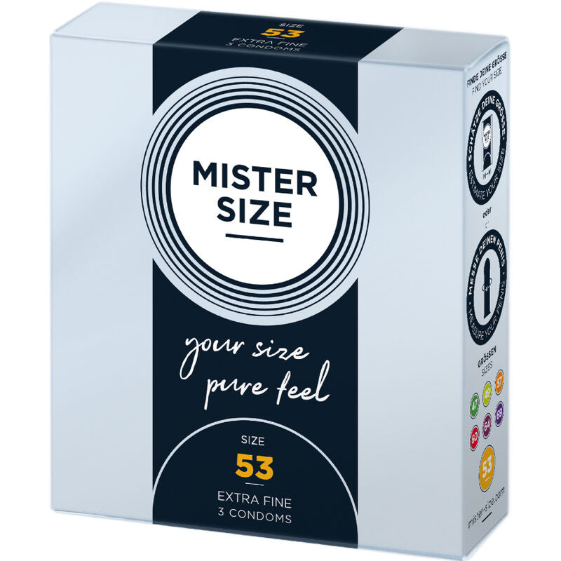 MISTER SIZE - ROZMIAR PREZERWATYWY M 53 MM (3 SZTUKI)