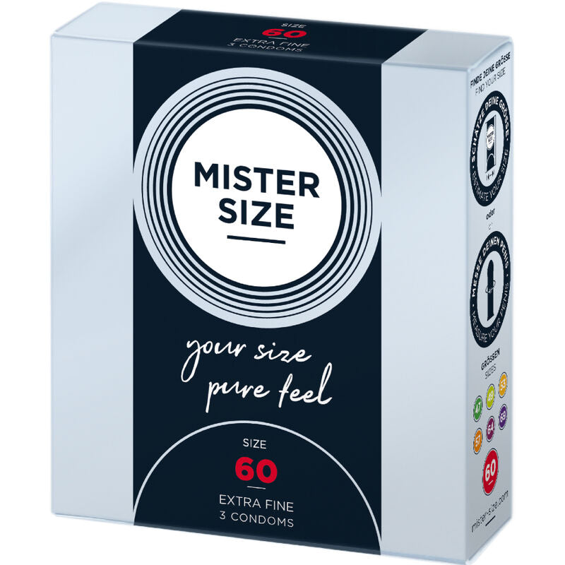 MISTER SIZE - ROZMIAR PREZERWATYWY XL 60 MM (3 SZTUKI)