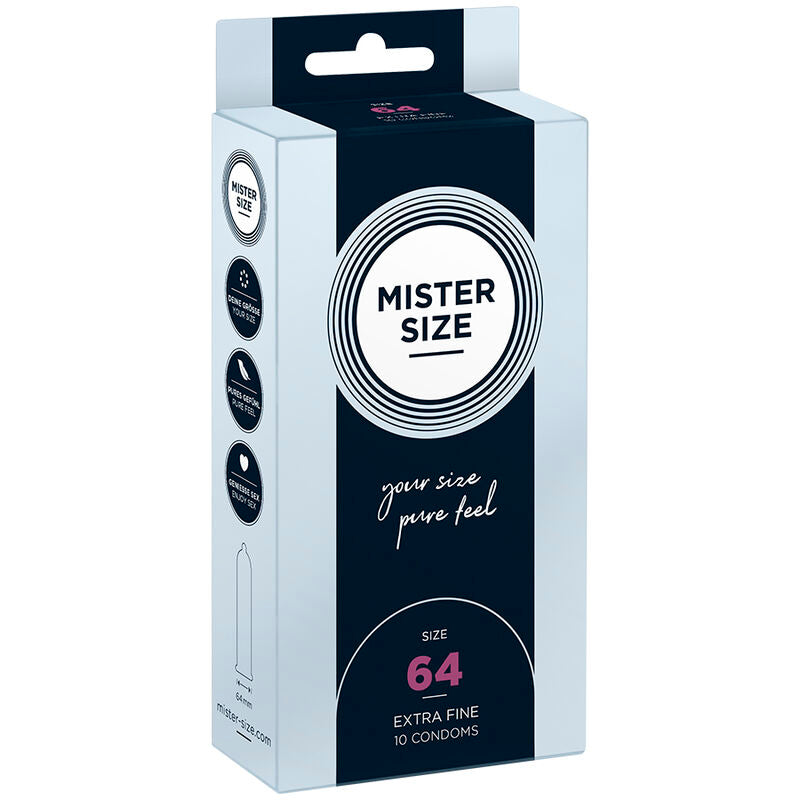MISTER SIZE - PREZERWATYWY ROZMIAR XXL 64 MM (10 SZTUK)