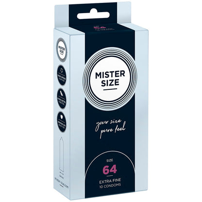 MISTER SIZE - PREZERWATYWY ROZMIAR XXL 64 MM (10 SZTUK)