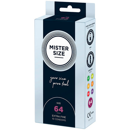 MISTER SIZE - PREZERWATYWY ROZMIAR XXL 64 MM (10 SZTUK)