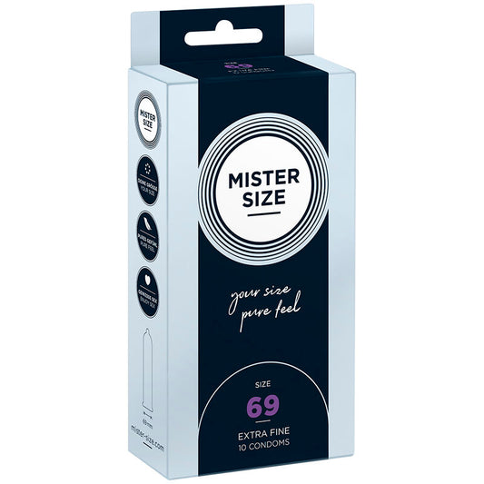 MISTER SIZE - PREZERWATYWY ROZMIAR XXXL 69 MM (10 SZTUK)