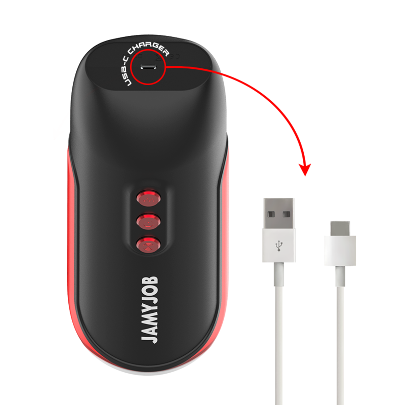 JAMYJOB - BLAZE AUTOMATYCZNY MASTURBATOR DO UST 5 TRYBÓW STYMULUJĄCYCH FAL I WIBRACJI