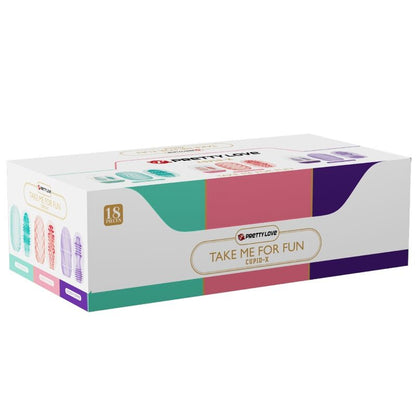 PRETTY LOVE - CUPID X 18 MĘSKICH MASTURBATORÓW RÓŻNE TEKSTURY