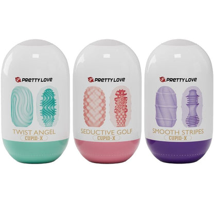 PRETTY LOVE - CUPID X 18 MĘSKICH MASTURBATORÓW RÓŻNE TEKSTURY