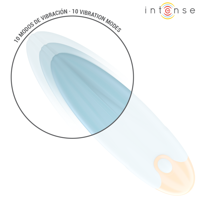 INTENSYWNY - MIKE WIBRACYJNY BULLET 10 WIBRACJI NIEBIESKI