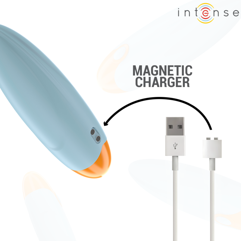 INTENSYWNY - MIKE WIBRACYJNY BULLET 10 WIBRACJI NIEBIESKI