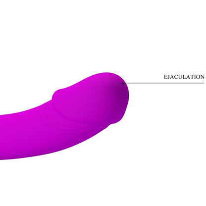 PRETTY LOVE - KELPIE PODWÓJNY STYMULATOR PASOWY FIOLETOWY