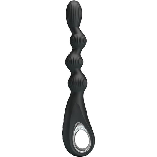PRETTY LOVE - WIBRATOR ANALNY FEDERER 12 WIBRACJI CZARNY