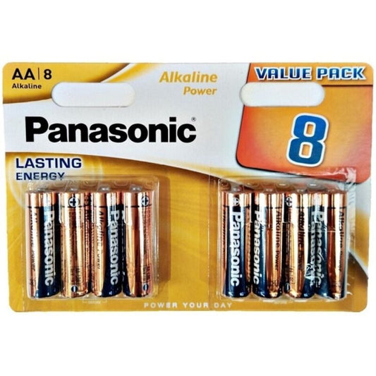 PANASONIC - BATERIA ALKALICZNA BRĄZOWA AA LR6 BLISTER*8