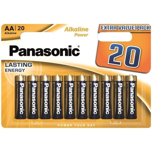 PANASONIC - BATERIA ALKALICZNA AA BRĄZOWA LR6 BLISTER*20