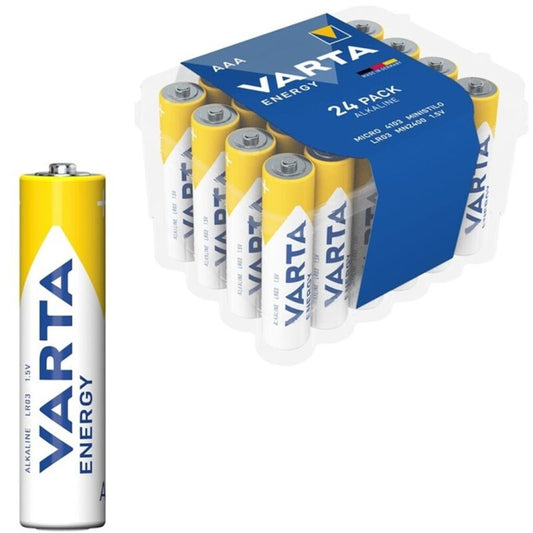 VARTA - BATERIE ALKALICZNE ENERGY AAA LR03 OPAKOWANIE*24 BATERIE
