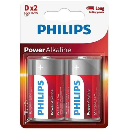 PHILIPS - BATERIA ALKALICZNA D LR20 BLISTER*2