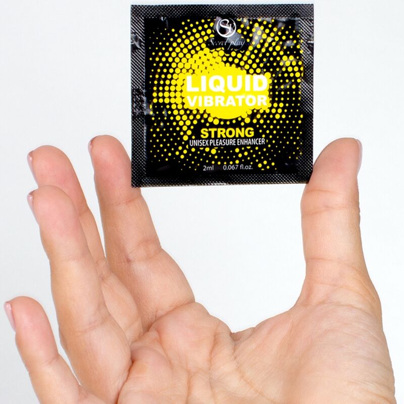 SECRETPLAY - JEDNORAZOWY WIBRATOR PŁYNNY MOCNY 2 ML