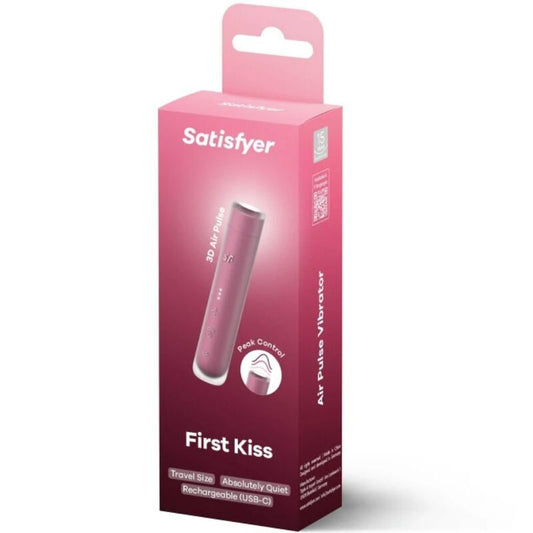 SATISFYER - FIRST KISS WAVE STYMULATOR ŁECHTACZKI GARNET