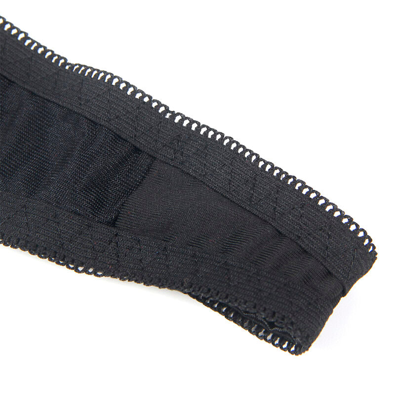 SUBBLIME - 955199 KOMPLET BIUSTONOSZA Z REGULOWANĄ CZARNĄ KOKARDKĄ S/M