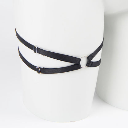 SUBBLIME - 955199 KOMPLET BIUSTONOSZA Z REGULOWANĄ CZARNĄ KOKARDKĄ S/M