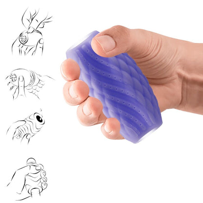 PRETTY LOVE - ATHENA EROS SILIKONOWY MĘSKI MASTURBATOR FIOLETOWY