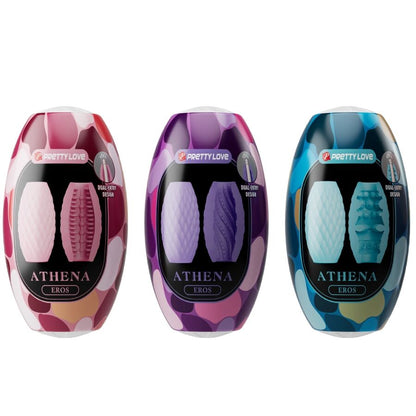 PRETTY LOVE - ATHENA EROS PAKIET 15 RÓŻNYCH MĘSKICH MASTURBATORÓW