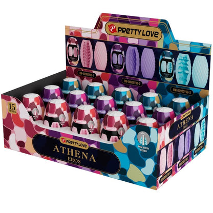 PRETTY LOVE - ATHENA EROS PAKIET 15 RÓŻNYCH MĘSKICH MASTURBATORÓW