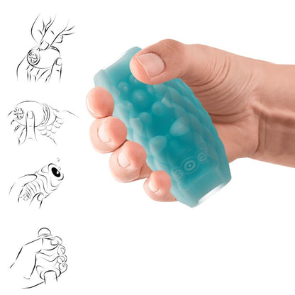 PRETTY LOVE - ATHENA EROS SILIKONOWY MĘSKI MASTURBATOR NIEBIESKI