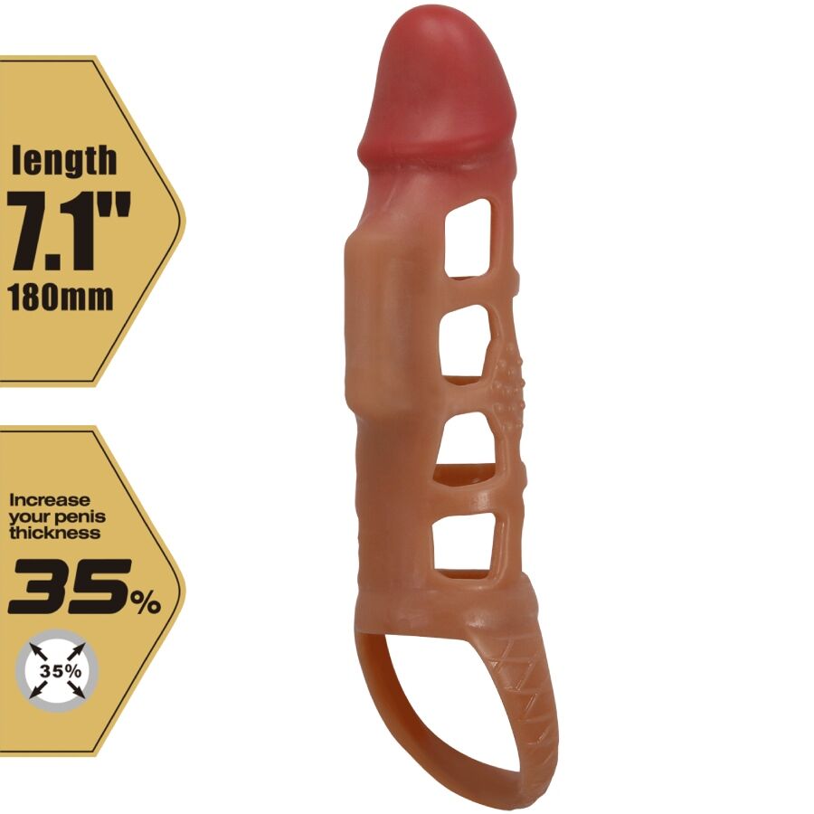 PRETTY LOVE - PRESTON WIBRACYJNY PENIS RĘKAW 18 CM
