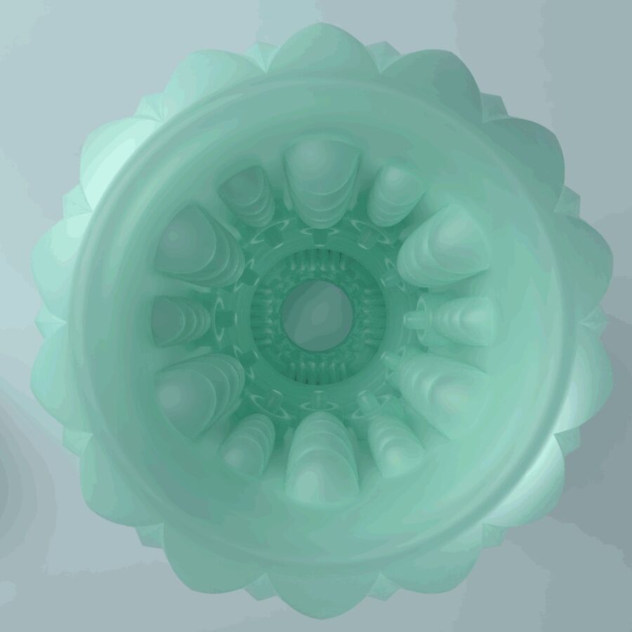 PPRETTY LOVE - ATHENA ALICE MĘSKI MASTURBATOR TURKUSOWY