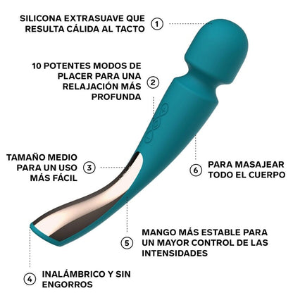 LELO - SMART MEDIUM WAND 2 OCEAN BLUE MASAŻER