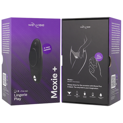 WE-VIBE - MOXIE + CZARNY WIBRATOR ŁECZKOWY