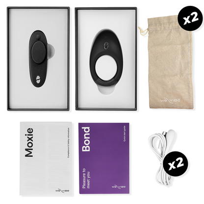 WE-VIBE - ZDRADZAJ NAS ZESTAW BOND + MOXIE