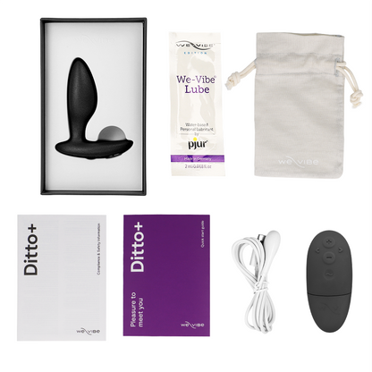 WE-VIBE - VECTOR+ CZARNY MASAŻER PROSTATY