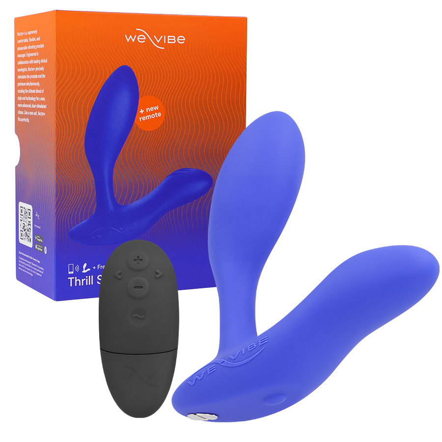 WE-VIBE - VECTOR+ NIEBIESKI MASAŻER PROSTATY