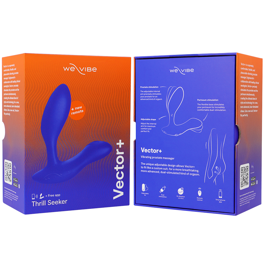 WE-VIBE - VECTOR+ NIEBIESKI MASAŻER PROSTATY