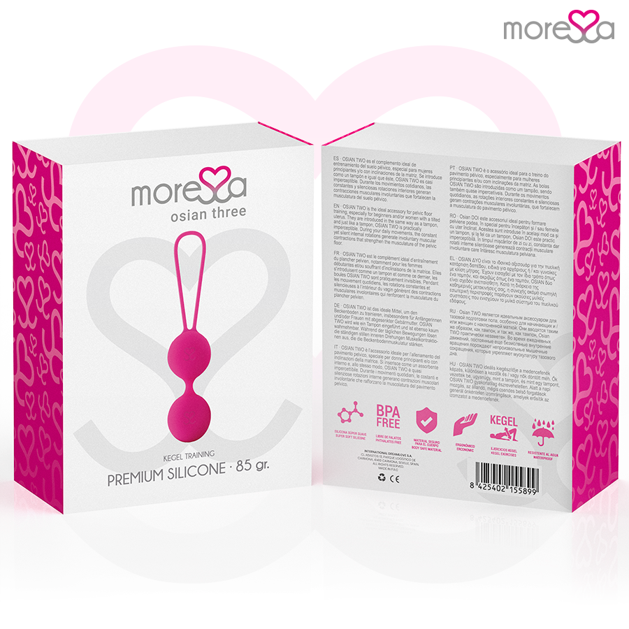 MORESSA - OSIAN THREE PREMIUM SILICONE PINK