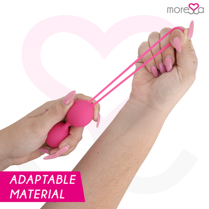MORESSA - ZESTAW OSIAN PREMIUM SILICONE PINK (Osian One - 51 g | Osian Two - 101 g | Osian Three 85 g)