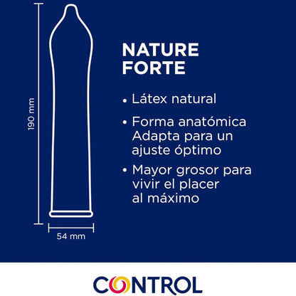 CONTROL - PREZERWATYWY NATURE FORTE 144 SZTUKI