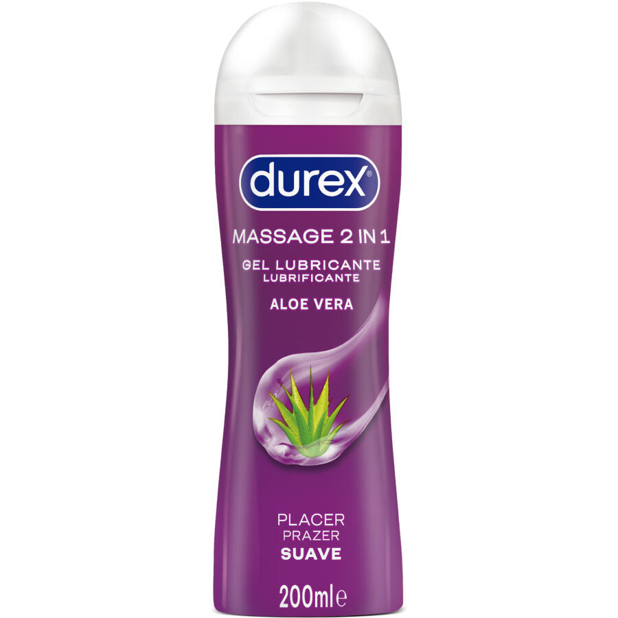 DUREX - MIĘKKI ŻEL DO MASAŻU Z ALOESEM 200 ML