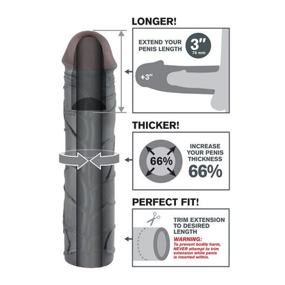 FANTASY X-TENSIONS - MEGA 3 PRZEDŁUŻENIE CZARNE