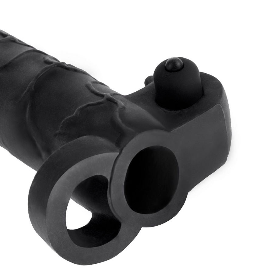 FANTASY X-TENSIONS - WIBRACYJNE PRZEDŁUŻENIE REAL FEEL 2 W CZARNYM STYLU