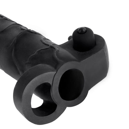 FANTASY X-TENSIONS - WIBRACYJNE PRZEDŁUŻENIE REAL FEEL 2 W CZARNYM STYLU