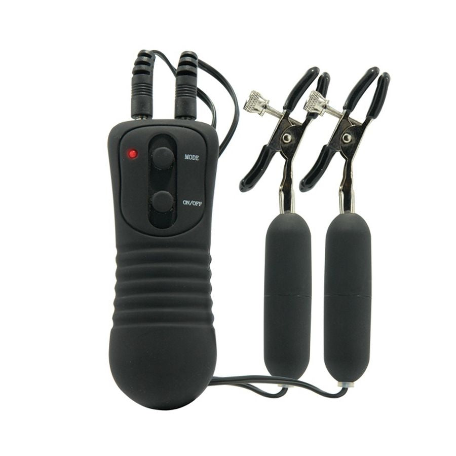 SERIA FETYSZYSTYCZNA - WIBRACYJNE ZACISKI NA SUTKI.