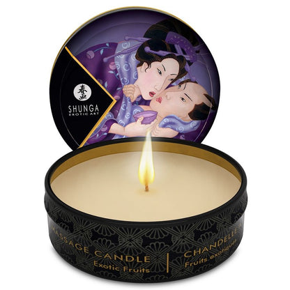 SHUNGA - MINI CARESS BY CANDELIGHT Świeca do masażu o zapachu owoców egzotycznych 30 ml