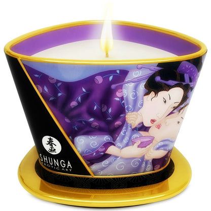 SHUNGA - MINI CARESS BY CANDELIGHT Świeca do masażu o zapachu owoców egzotycznych 170 ml