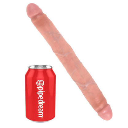 KING COCK - SZCZUPŁY PODWÓJNY DILDO 30 CM