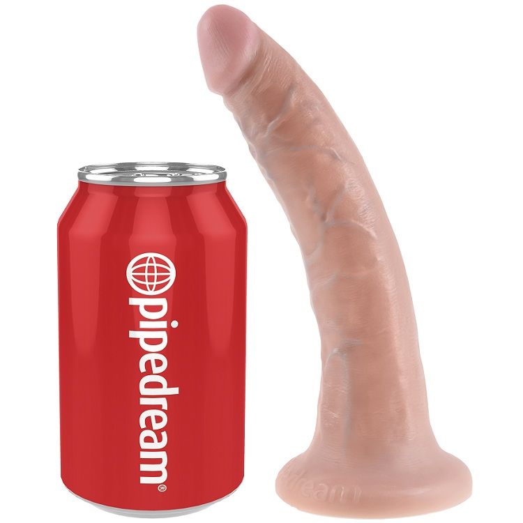 KING COCK - 7 MIĘS DILDO 17,8 CM